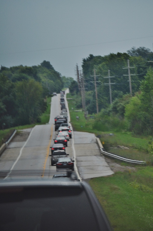 traffic jam on highway